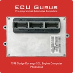 1998 Dodge Durango 5.2L Engine Computer P56046364 "vin Programmed" Ecm Pcm Ecu. Fixed Price $179.95.