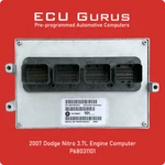 2007 Dodge Nitro 3.7L Engine Computer P68031101 "vin Programmed" Ecm Pcm Ecu. Fixed Price $179.95.