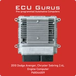 2010 Avenger/sebring 2.4L Engine Computer P68044009 "vin Programmed" Ecm Pcm Ecu. Fixed Price $259.95.