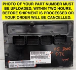Dodge Charger Magnum Chrysler 300 5.7 Engine Control Module P04896678AG. Fixed Price $145.24.