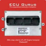 2004 Jeep Liberty 3.7L Mt Engine Computer P56044209 "vin Programmed" Ecm Pcm Ecu. Fixed Price $599.95.