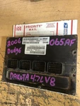 2006 Dodge Dakota 4.7L V8 Ecm Ecu Module Pcm Computer P05094065AF. Fixed Price $179.99.