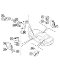 Genuine Mopar Module Bracket 68313043AA. Fixed Price $39.20.