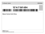 Genuine Bmw Basic Cotrol Unit Dme 12-14-7-561-684 New. Fixed Price $1168.65.
